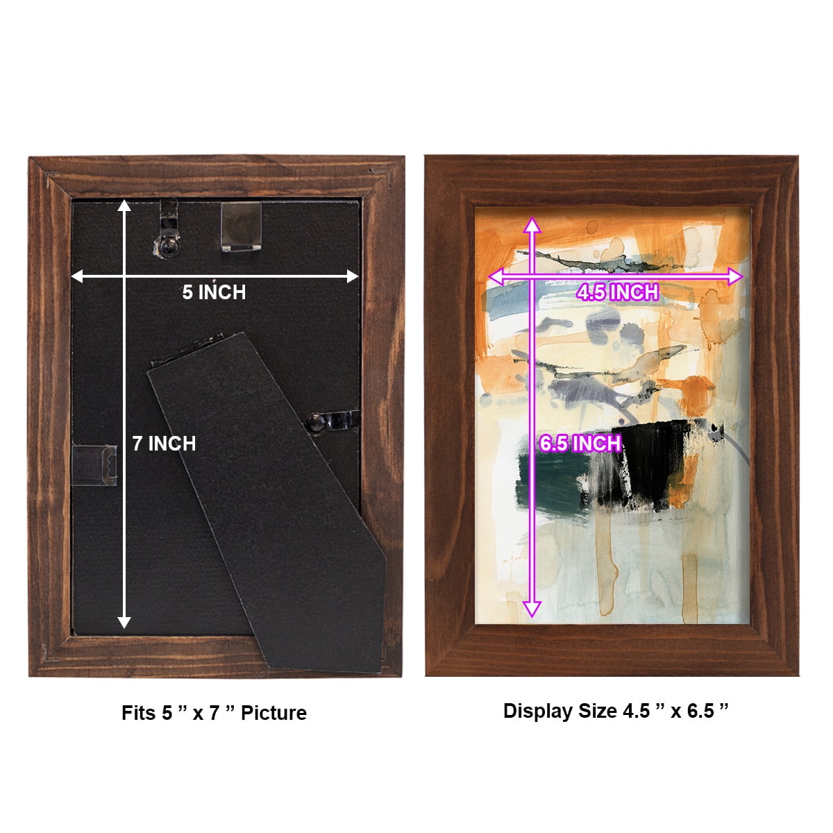 Seria I - Framed Print w/glass - Chestnut