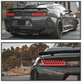 thumbnail image 2 of Spec-D Tuning Glossy Black LED Tail Lights Compatible with 2016-2018 Chevy Camaro with factory LED type tail lights , Left + Right Pair Assembly, 2 of 7