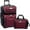 Red, variant on Travel Select Amsterdam Softside Expandable Rolling Upright Luggage Set, Gray, 2-Piece (21/15)