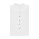 thumbnail image 4 of Eres Más Que una Camisa de Puntuación de Prueba Blusa de Botón sin Mangas de Color Sólido Casual para las Mujeres, Camisetas de Mujer Cuello en V Moda de Poliéster para el Verano, 4 of 8