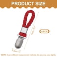 thumbnail image 2 of Uxcell 8 Pcs Clips para Toallas de Té con Lazo de Algodón para Colgar, Ganchos de Toalla de Metal de 4.3 Pulgadas, Perchas de Tela Multipropósito para Hogar Cocina Baño, Rojo, 2 of 7