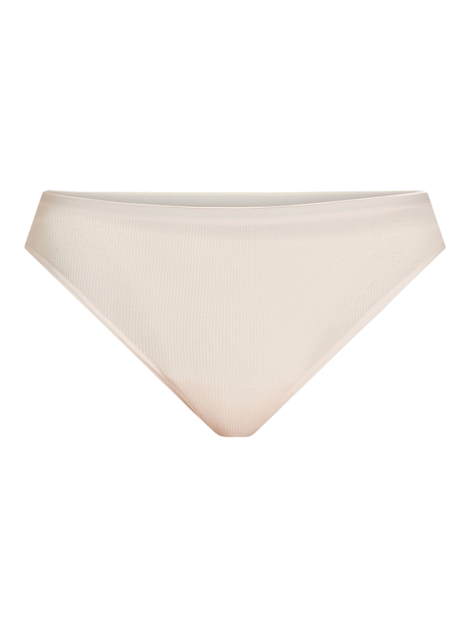 Joyspun Women's Cotton-Blend Thong Panties, 6-Pack, Sizes S-XXXL
