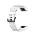 thumbnail image 3 of Correa de reloj de silicona de 20 mm para correa de pulsera deportiva Garmin Fenix ​​7S (blanco), 3 of 6