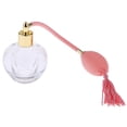 thumbnail image 2 of Frasco de perfume recargable de cristal vintage con atomizador de larga duración, ideal para regalo (100 ml). Rosado, 2 of 9