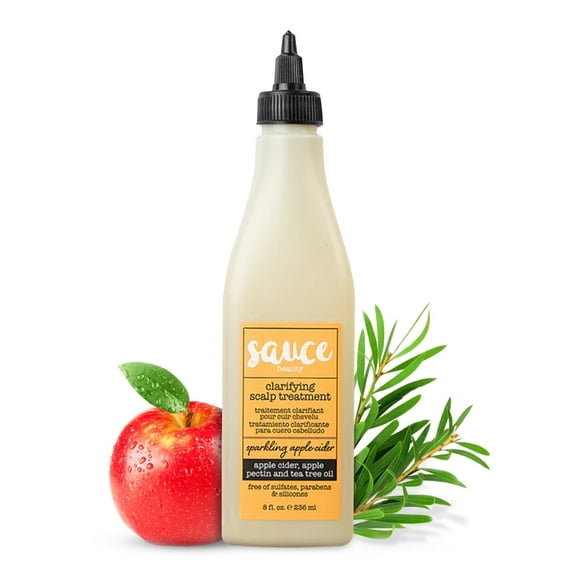 Sauce Beauty Sparkling Apple Cider Clarifying Scalp Treatment, Cleanser & Treatment, 8 fl oz
