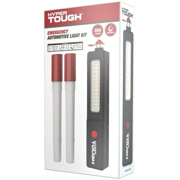 Hyper Tough 350 Lumen Brightness LED Emergency Automotive Light Kit