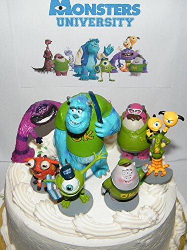 Disney Monsters Inc Deluxe Mini Cake Toppers Cupcake ...