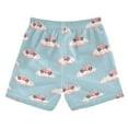 thumbnail image 2 of joogoo Boys Swim Trunks Car on Cloud Beach Board Shorts Drawstring Swimsuit 3T, 2 of 6