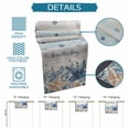 thumbnail image 6 of Navy Blue Starfish Coastal Table Runner 90 Inches, Vintage Nautical Summer Coral Shell Bed Runner Dresser Scarves Tabletop for Indoor Outdoor Parties/Ceremony/Banquet, 13" x 90", 6 of 9