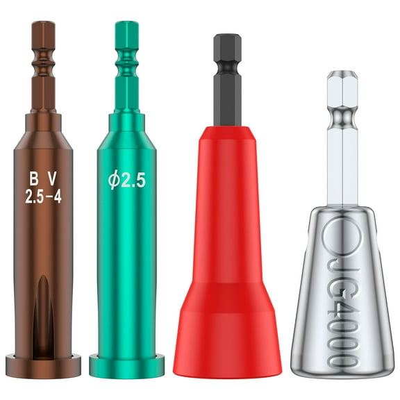 AEVXKHI 4PCS Wire Stripping and Twisting Tool, Steel Cable Twisting Tool Stripping Tool, Precision Stripping Tool, Electric Wire Peeler Tool, Easy to Operate Cable Twister Connector for Cable