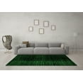 thumbnail image 3 of Ahgly Company Indoor Rectangle Abstract Green Modern Area Rugs, 5' x 7', 3 of 4