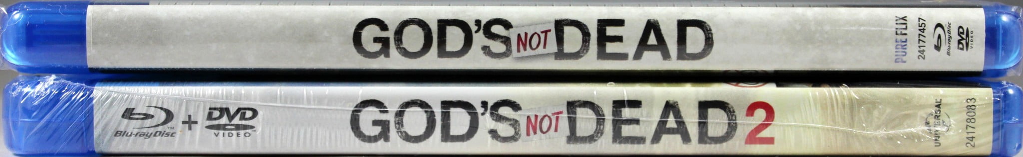 God’s Not Dead 1+2 NEW Blu-Rays, DVDs Combo Packs Christian Drama Stand ...