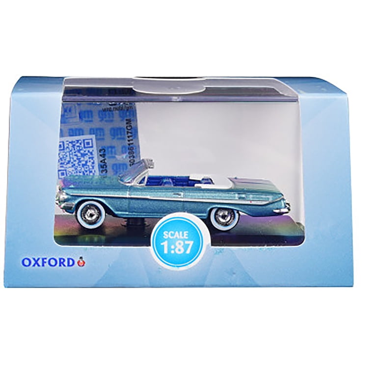 1961 Chevrolet Impala Convertible Jewel Blue Met. & White w/Blue