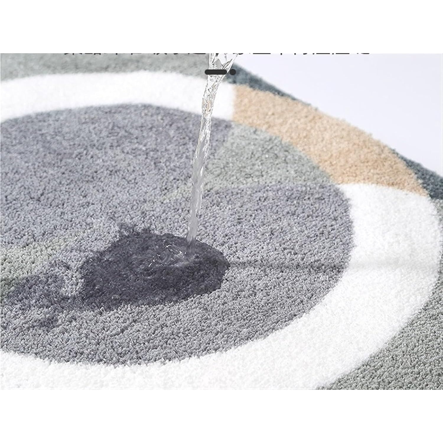 Absorbent Microfiber Bathroom Floor Mats, Non-Slip Thick Bath Rugs for Shower & Bathtub, Machine Washable Bedroom Door Mats