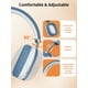 thumbnail image 4 of Auriculares inalámbricos. Cancelación activa del ruido, modo transparente, audio espacial, auriculares Bluetooth con cómodas almohadillas de proteína, 24 horas de autonomía para viajar/trabajar,Negro, 4 of 7