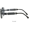thumbnail image 6 of Round Steampunk Sunglasses for Men Double Spring Leg Glasses Metal Punk Eyewear Uv400, 6 of 7