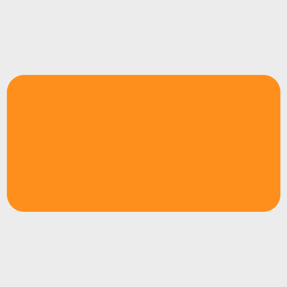 JAM Paper Standard Label Rolls, Rectangle, 1 x 2, Neon Orange, 125 Labels/Roll
