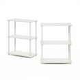 thumbnail image 7 of 3-Tier Compact Multipurpose Shelf Display Rack, White/White, Set of 2, 7 of 7