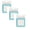 Blue*3, variant on Goowood Transparent Sticky Notes Clear Sticky Notes Blue Glitter Memo Pads Translucent Bible Study Supplies See Through Notes 3pc