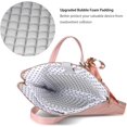 thumbnail image 3 of Laptop Bag 15.6 Inch - for Women Carrying Computer Shoulder Messenger Case Pink, 3 of 5