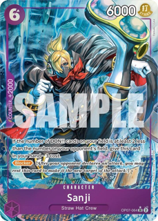 ONE PIECE Sanji (Paralle) 500 Years in the Future (07) Trading Card, Near Mint, 1 Count