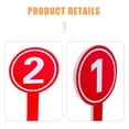 thumbnail image 2 of Paletas de puntuación de mano, tablas de puntuación con mango práctico, 10 Uds., 2 of 6