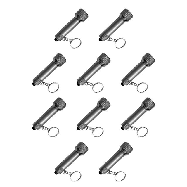 Naiovety Mini luz LED portátil llavero linterna antorcha aleación de aluminio 100 lúmenes iluminación exterior bolsillo foco fijo luz impermeable Type4 NO4 Naiovety CBP145124