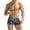 Black and Camo, variant on Mens Quick Dry Lightweight Square Leg Cut Trunks Swimwear