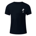 thumbnail image 3 of JAJAHO Mens Hawaii Beach Graphic Tee Summer Casual Oversized Short Sleeve T Shirt Crew Neck Baggy Vintage Streetwear Versatile Tops, 3 of 4