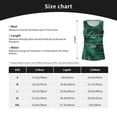 thumbnail image 4 of Uemuo Green Leave Fern Pattern Workout Tank Tops for Women Breathable Moisture-wicking tank top Sleeveless Running Loose Fit Yoga Tops Active Shirts Sports Gym Exercise, 4 of 9