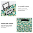 thumbnail image 3 of Susaid SHIBA WITH FLORAL Print Elastic Washable Suitcase Cover with Hidden Zipper, Fits 18-32 Inch Luggage for Protection During Travel-Large, 3 of 7
