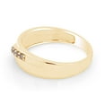 thumbnail image 3 of AFFY 1/4 Carat Round Brown Natural Diamond Men's Band Ring 14K Yellow Gold Over 925 Sterling Silver, 3 of 6