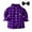 Purple, variant on Toddler Baby Boys Long Sleeve Plaid Shirts Lapel Neck Printed Pullover Tops Lightweight Comfortable & Soft Tops Holiday Shirts T Shirt,Black,18-24 Months