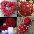 thumbnail image 4 of 25pcs Artificial Roses | Silk Flower Blossom & Bridal Bouquet - Home and Wedding PE Rose Stick Decor | DIY Wedding Bouquet Wreath for Party Decorations, 4 of 8