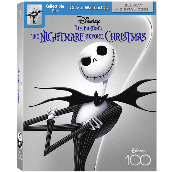 The Nightmare Before Christmas - Disney100 Edition Walmart Exclusive (Blu-ray Digital Code)