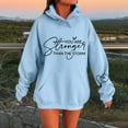 thumbnail image 4 of You Are Stronger Than The Storm Hoodies for Women Mental Health Matters Inspirational Positive Hooded Sweatshirt, 4 of 6