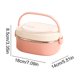 thumbnail image 3 of Fiambrera isotérmica de acero inoxidable | Recipiente hermético multicapa con compartimentos | Lonchera portátil para mantener la frescura de los alimentos, ideal para estudiantes y profesionales, 3 of 6