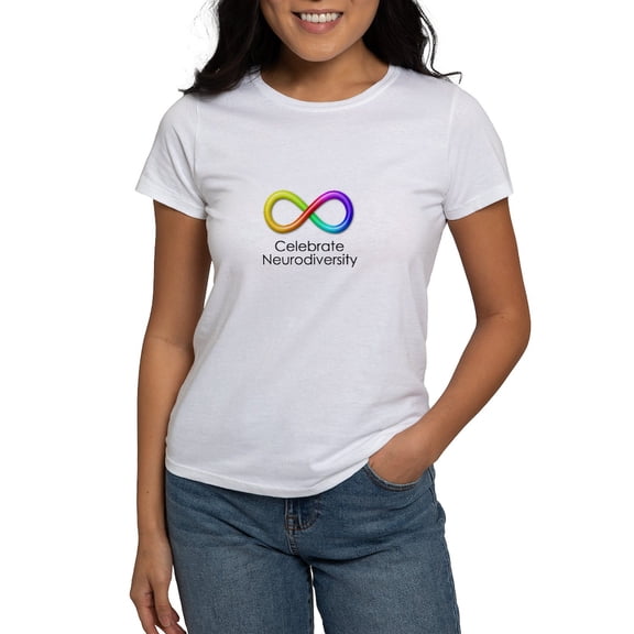 CafePress - Celebrate Neurodiversity Women's T Shirt - Women's Classic T-Shirt