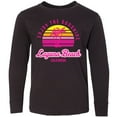 thumbnail image 3 of Inktastic Summer Enjoy the Sunshine Laguna Beach California in Pink Long Sleeve Youth T-Shirt, 3 of 5