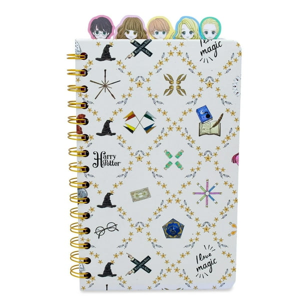Cuaderno espiral Harry Potter Chibi Hogwarts 75 páginas