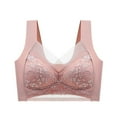 thumbnail image 4 of VISALY Womens Bralettes Seamless Bras 3 Piece Posture Correction Bra Upward Wireless Bra Breathable Bra Suitable For Elderly Daily Bra Padded Bra Comfortable Bras Bras For Women Bronze XL, 4 of 5