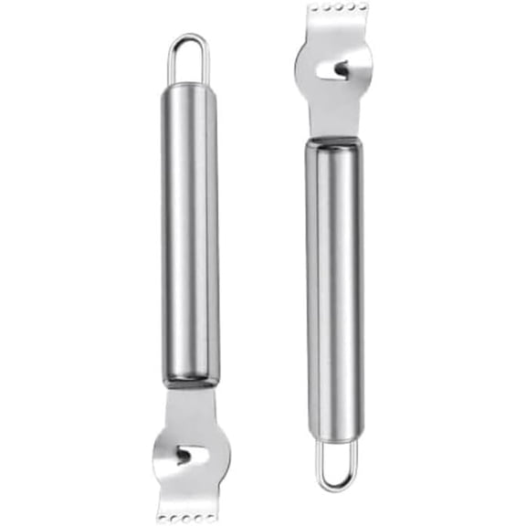 2Pcs Stainless Steel Lemon Zester Grater with Hole Citrus Orange Peeling Tool Fruit Peelers Mandolines and Slicers Graters, Peelers and Slicers