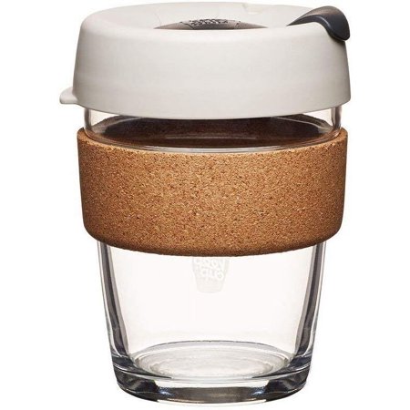 KeepCup Reusable Tempered Glass Coffee Cup | Medium (Pack of 1), Filter