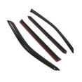 thumbnail image 2 of Tuningpros WD2-502 Dark Smoke 4 Pcs Set Window Visor (Outside Mount) Deflector Rain Guard Compatible With 2003-2010 BMW X3, 2 of 4