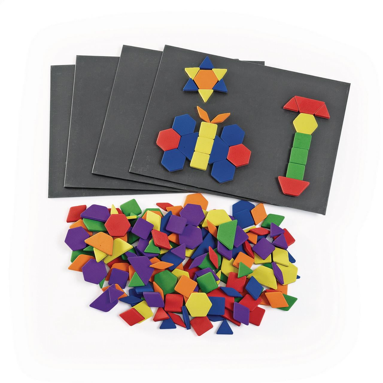 Excellerations Foam Shape Building Pattern Blocks and Boards