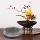 thumbnail image 4 of Práctico soporte japonés redondo para arreglos florales Kenzan con aguja y alfiler de acero inoxidable., 4 of 14