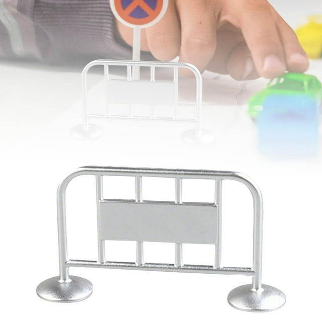 Jouet Interactif de Simulation de Barrage Routier pour Enfants, Ensemble Éducatif de Barrière de Circulation avec Construction en Plastique Durable, Parfait pour l'Apprentissage Précoce des Enfants d'Âge Préscolaire et des Tout-Petits et