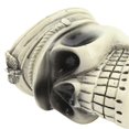 thumbnail image 2 of Skull Head Gear Shift Knob with 3 Adapters Resin Stable Grip Enhance Driving Experience Universal Fit for Most MT AT Cars Silver, 2 of 3