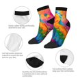 thumbnail image 5 of Naloa Colorful Parrot Jungle Dream A Ankle Socks for Women Non Slip Socks No Show Socks Classic Low Cut Casual Socks Casual Socks, 5 of 7