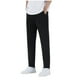 thumbnail image 1 of Pantalones largos para hombre, informales, para uso diario, para exteriores, playa, holgados, ligeros y transpirables, de poliéster., 1 of 8
